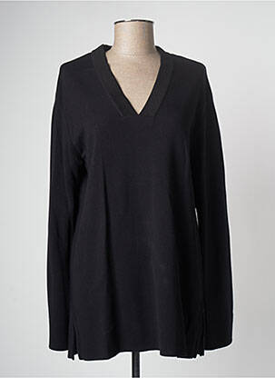 Pulover tunică negru DEVERNOIS femeie