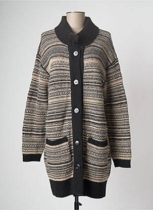 Vestă cu mâneci lungi negru DEVERNOIS femme