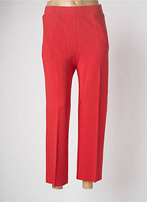 Pantalon drept roșu DEVERNOIS femeie