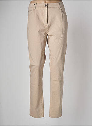 Pantalon slim bej DEVERNOIS femeie