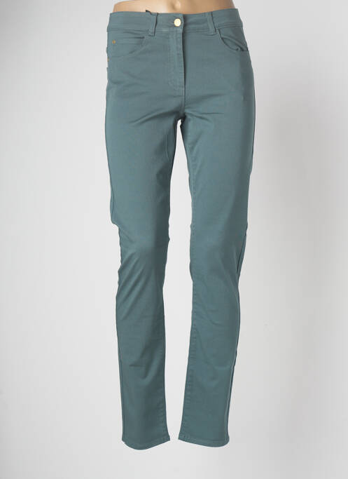 Pantalon slim verde DEVERNOIS femeie