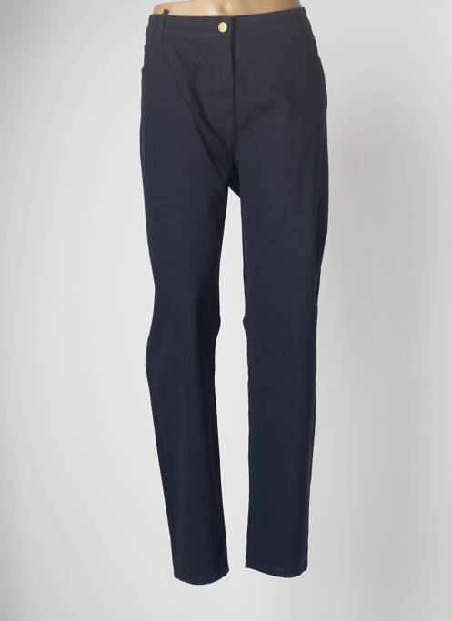 Pantalon slim albastru DEVERNOIS femeie