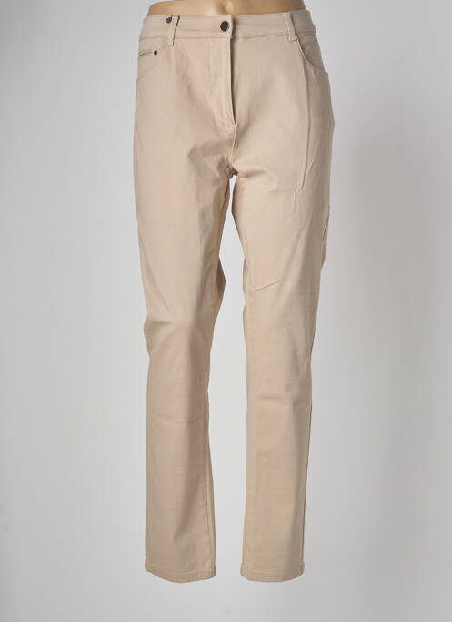 Pantalon slim bej DEVERNOIS femeie