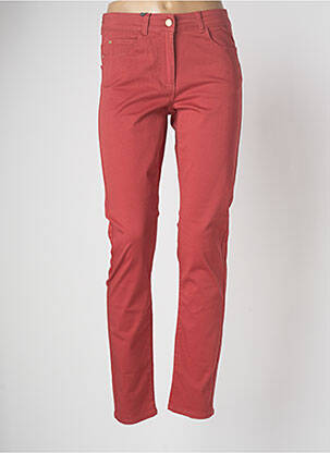Pantalon slim roșu DEVERNOIS femeie