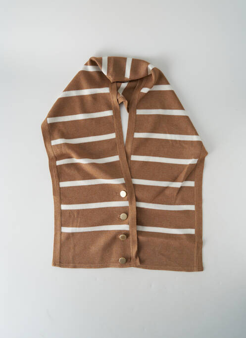 Guler / Eșarfă de gât bej DEVERNOIS femeie