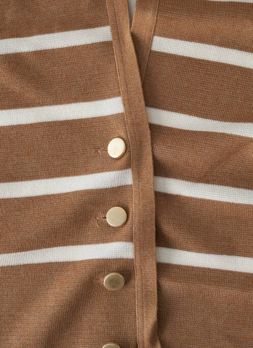 Guler / Eșarfă de gât bej DEVERNOIS femeie