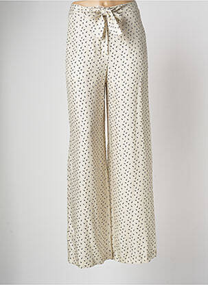 Pantalon larg alb L'AUTRE CHOSE femeie