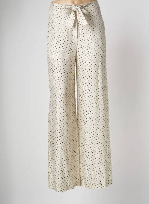 Pantalon larg alb L'AUTRE CHOSE femeie