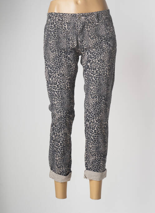 Blugi cu croială dreaptă gri PLEASE femeie