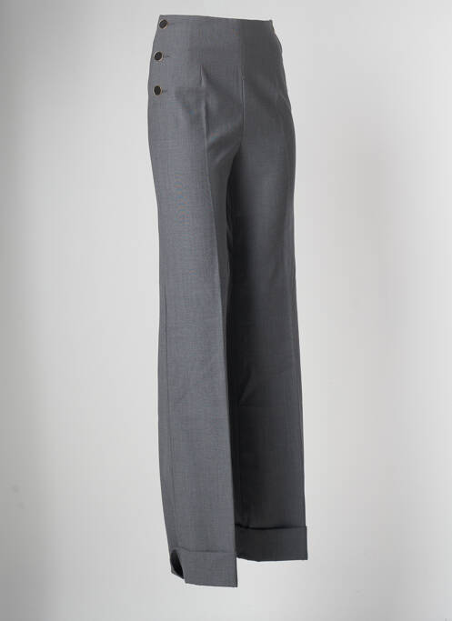 Pantalon drept gri L'AUTRE CHOSE femeie