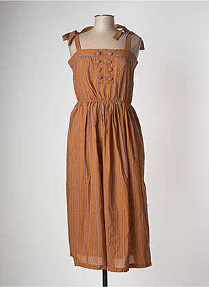 Rochie midi portocalie DAY OFF femeie
