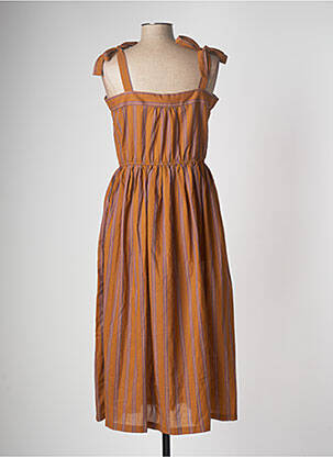 Rochie midi portocalie DAY OFF femeie