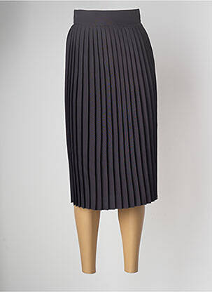 Fustă midi maro L'AUTRE CHOSE femeie