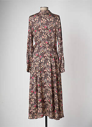 Rochie midi maro SCOTCH & SODA femeie