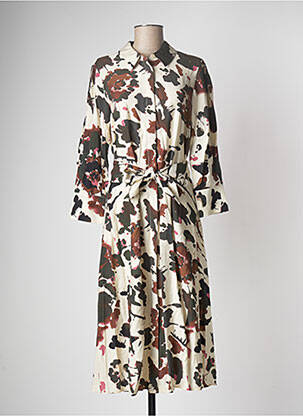 Rochie midi bej OBJECT femeie