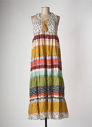 Rochie lungă portocaliu M.A.B.E femeie