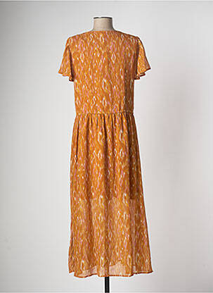 Rochie midi portocalie VILA femeie