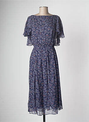 Rochie midi albastru SESSUN femeie