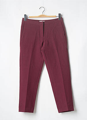 Pantalon slim roșu SAMSOE & SAMSOE femeie
