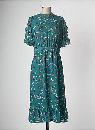Rochie midi verde SESSUN femeie