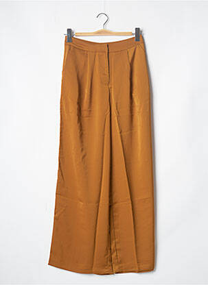 Pantalon larg galben VILA femeie