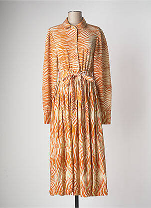 Rochie midi bej OBJECT femeie