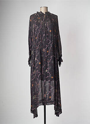 Rochie lungă negru SACK'S femeie