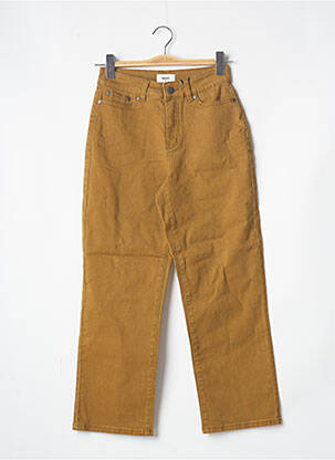 Blugi bootcut galben OBJECT femeie