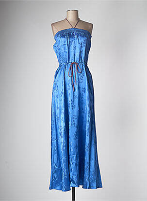 Rochie lungă albastru ESSENTIEL ANTWERP femeie