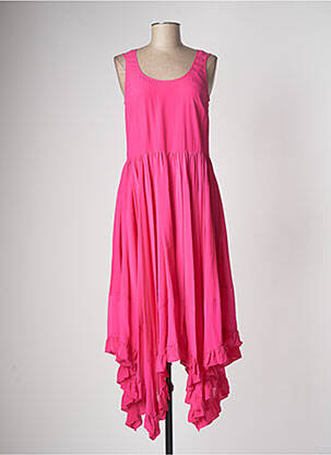 Rochie midi roz TWINSET femeie