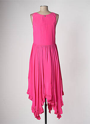 Rochie midi roz TWINSET femeie