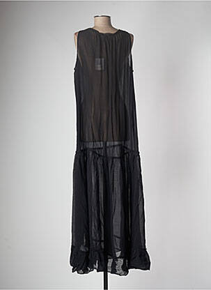 Rochie lungă negru SACK'S femeie