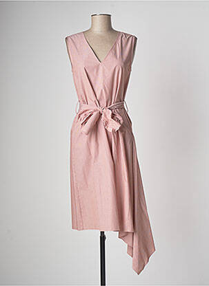 Rochie midi roz MAX & CO femeie