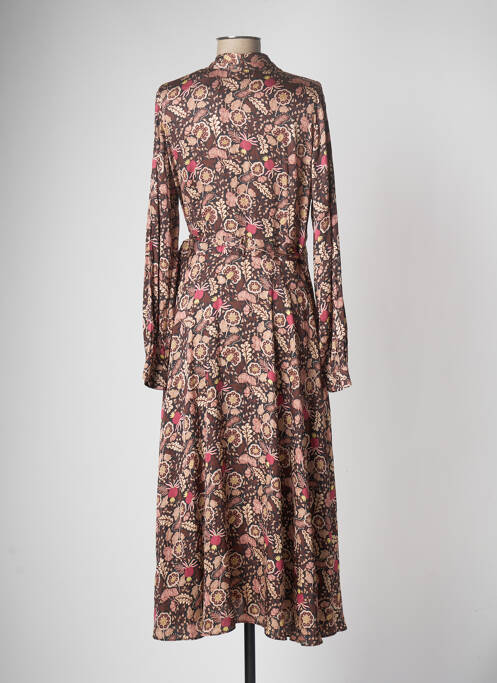 Rochie midi maro SCOTCH & SODA femeie