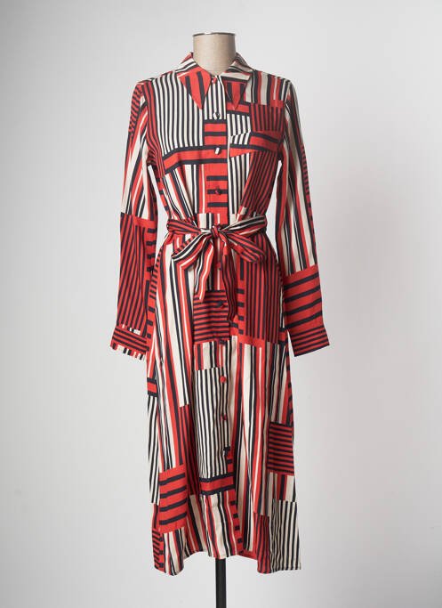 Rochie midi portocaliu SELECTED femeie