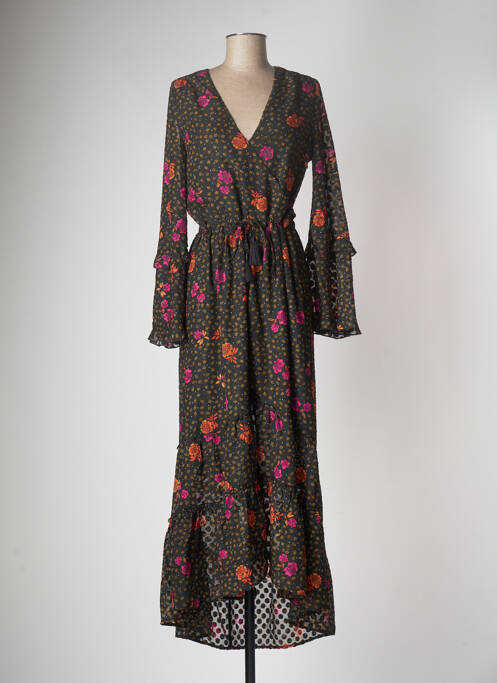 Rochie lungă negru WILD femeie