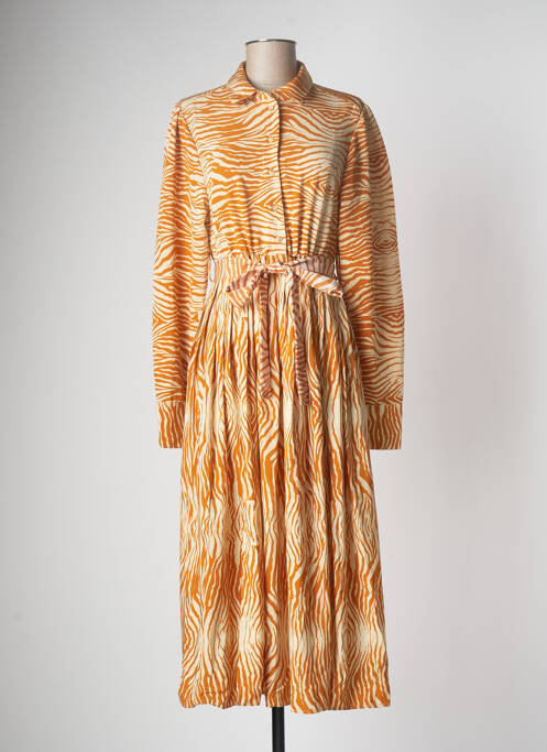 Rochie midi bej OBJECT femeie