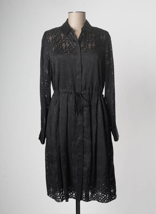 Rochie midi negru KARL LAGERFELD femeie