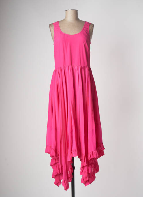 Rochie midi roz TWINSET femeie