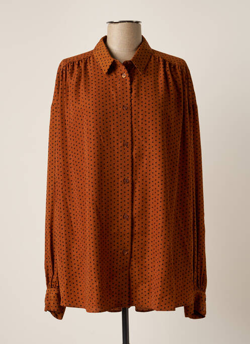 Tunică mâneci lungi maro IMPERIAL femeie