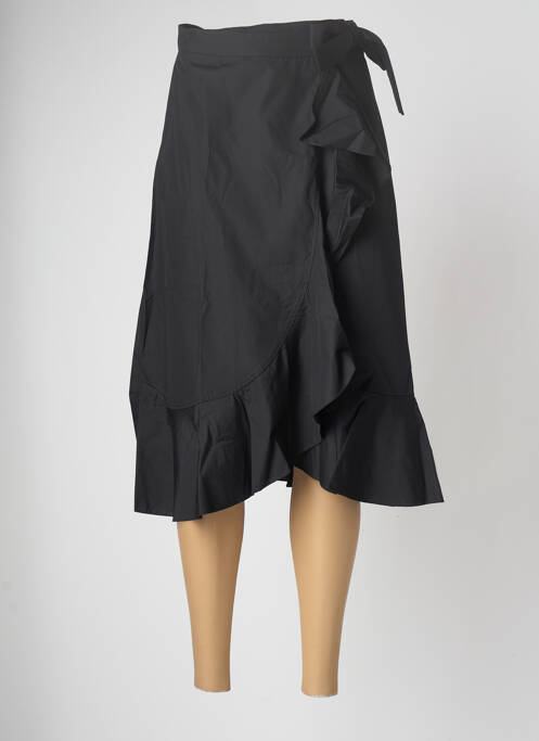 Fustă midi negru SAMSOE & SAMSOE femeie