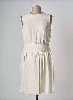 Rochie scurtă bej THEORY femeie