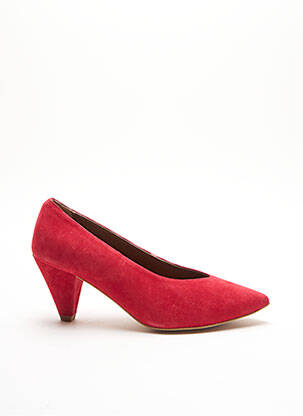 Pantofi cu toc roșu SARENZA femeie