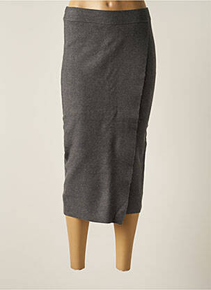 Fustă midi gri VILA femeie