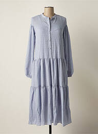 Rochie midi albastru SAMSOE & SAMSOE femeie