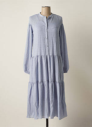 Rochie midi albastru SAMSOE & SAMSOE femeie