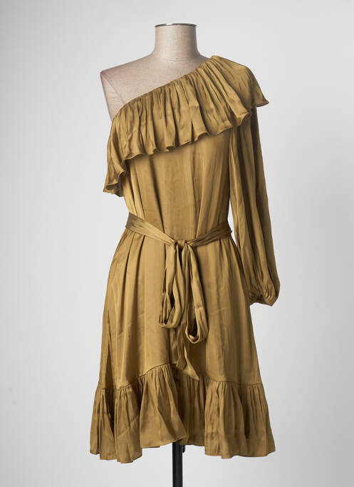 Rochie scurtă maro ESSENTIEL ANTWERP femeie