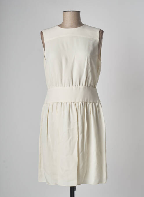 Rochie scurtă bej THEORY femeie