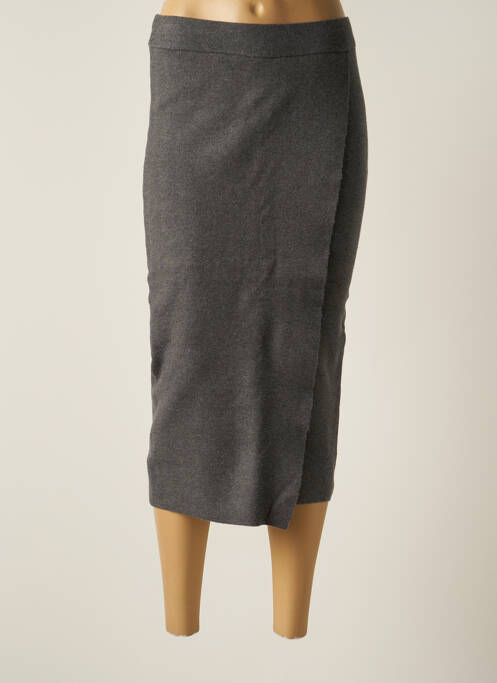 Fustă midi gri VILA femeie