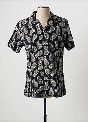 Cămașă cu mâneci scurte negru SELECTED bărbat